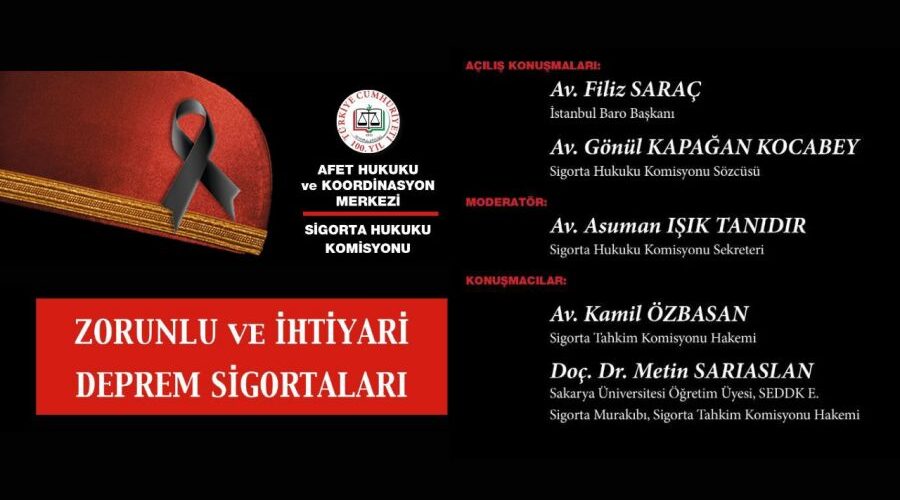 Deprem ve Hukuk Seminerleri 1