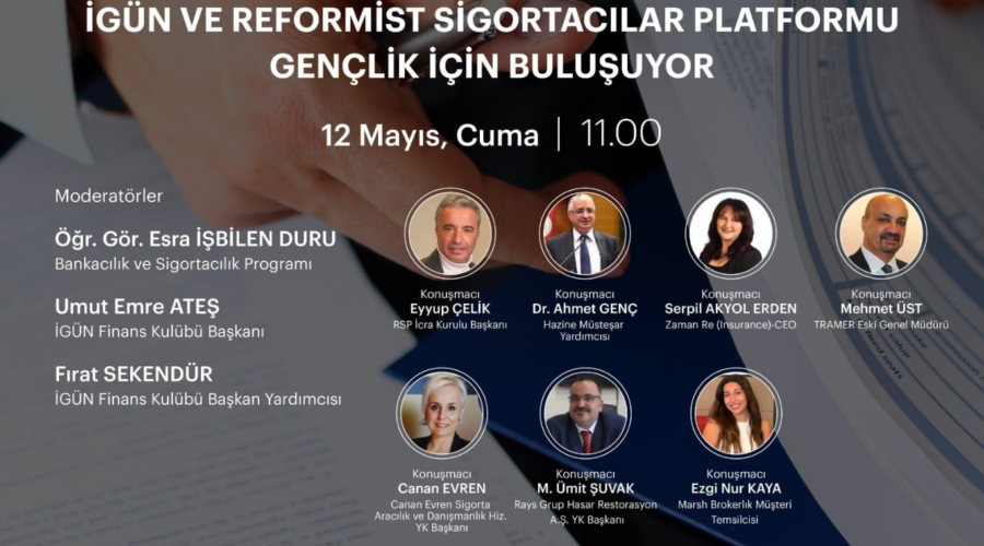 İGÜN ve Reformist Sigortacılar Platformu Gençlik için Buluşuyor