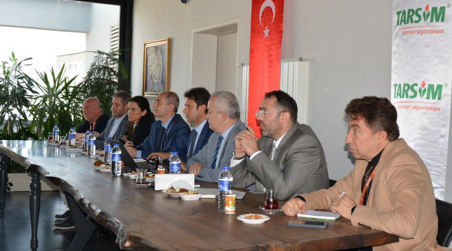 Devlet Destekli Tarım Sigortaları Sistemi Toplantısı TARSİM Genel Müdürlük Binasında Gerçekleşti