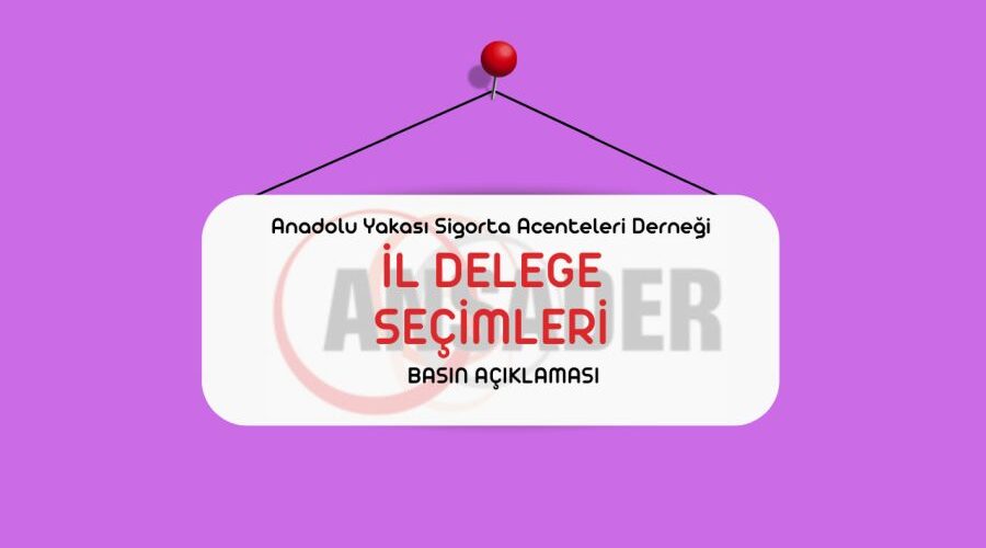 ANSADER, İl Delege Seçimleri Basın Açıklaması