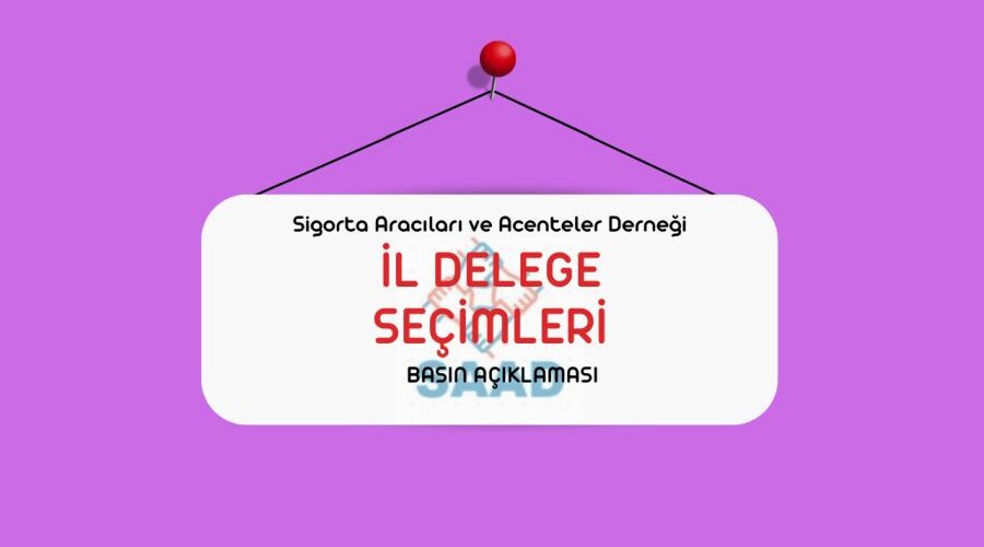 SAAD, İl Delege Seçimleri Basın Açıklaması