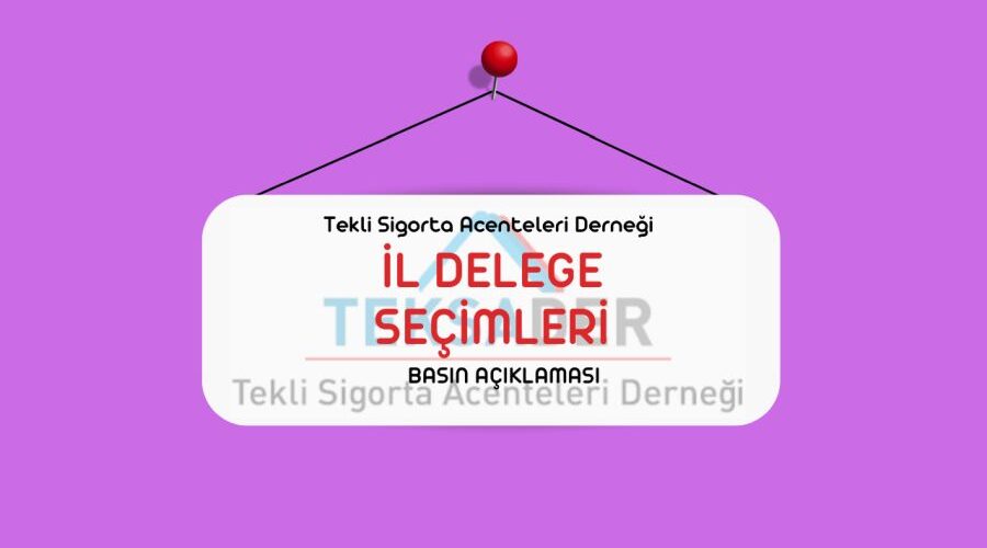TEKSADER, İl Delege Seçimleri Basın Açıklaması