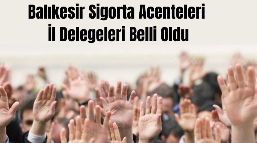 Balıkesir Sigorta Acenteleri İl Delegeleri Belli Oldu