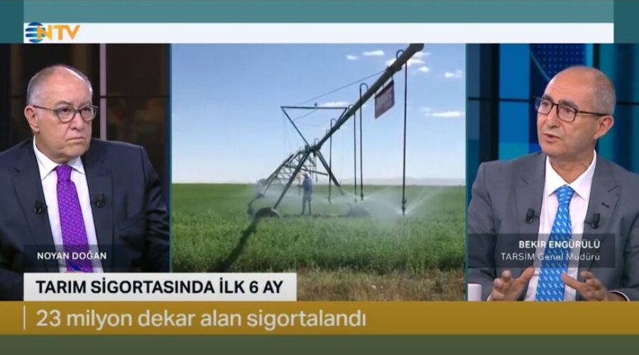 TARSİM Yönetim Kurulu Üyesi ve Tarım Sigortaları Havuz İşletmesi Genel Müdürü Bekir ENGÜRÜLÜ: “2023 Yılının İlk 6 Ayında 265 Milyar TL’lik Tarımsal Varlığı Güvence Altına Aldık”