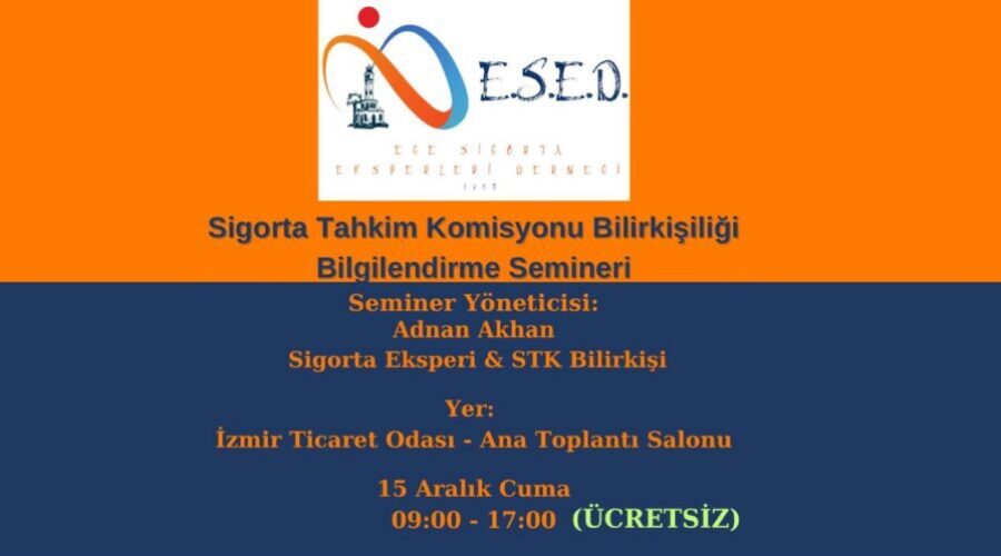 Sigorta Tahkim Komisyonu Bilirkişiliği Bilgilendirme Semineri