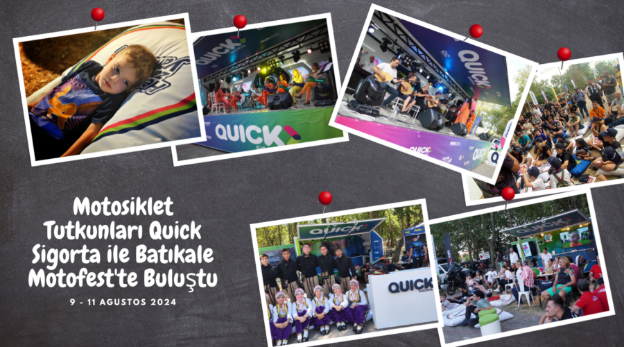 Motosiklet Tutkunları Quick Sigorta ile Batıkale Motofest’te Buluştu