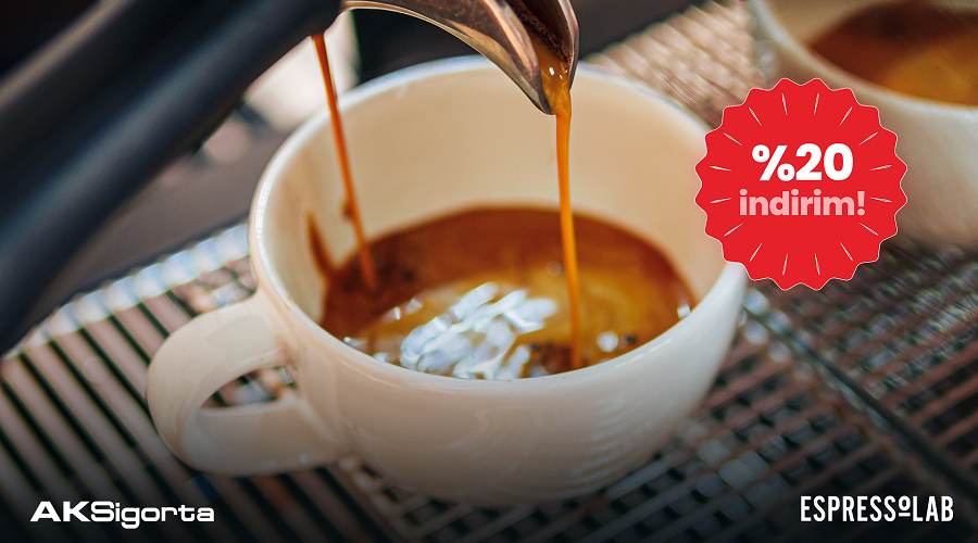 Aksigortalılara Espressolab’den Yüzde 20 İndirim