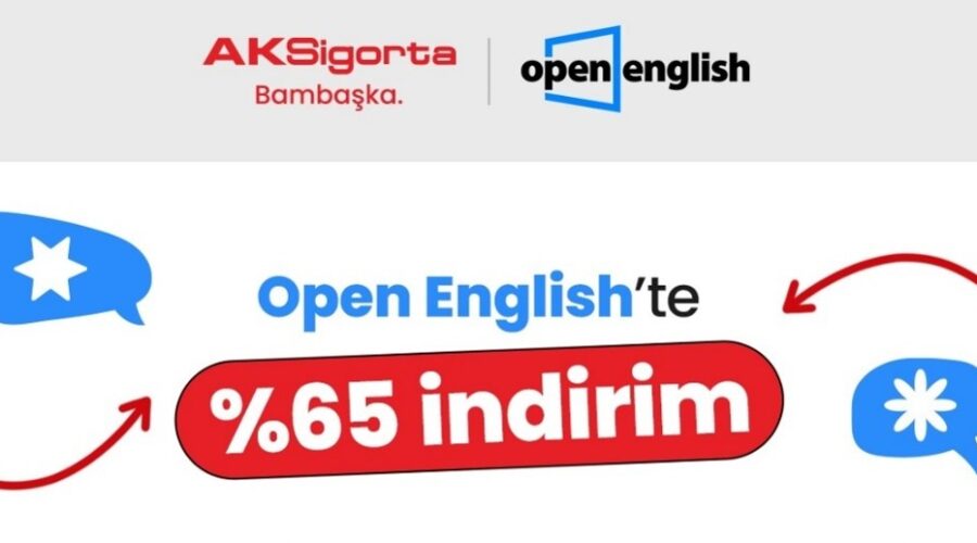 Aksigorta’dan Müşterilerine Open English’te %65 İndirim Fırsatı!