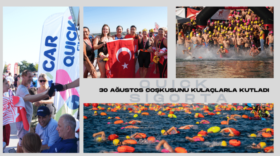 Quick Sigorta, 30 Ağustos Coşkusunu Kulaçlarla Kutladı