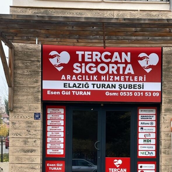 TERCAN SİGORTA TURAN ŞUBE ELAZIĞ