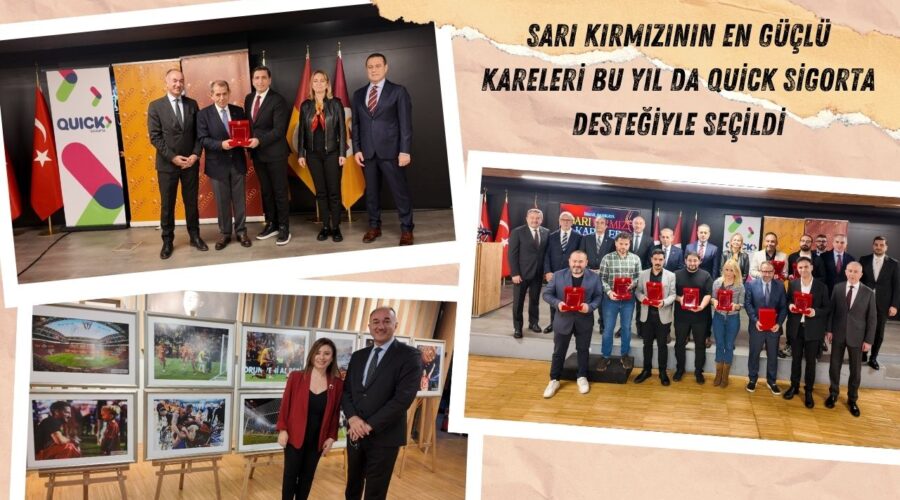 Sarı Kırmızının En Güçlü Kareleri Bu Yıl da Quick Sigorta Desteğiyle Seçildi