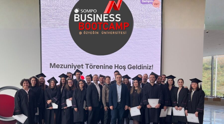 Sompo Sigorta Business Bootcamp Sertifika Programı Dördüncü Dönem Mezunlarını Verdi