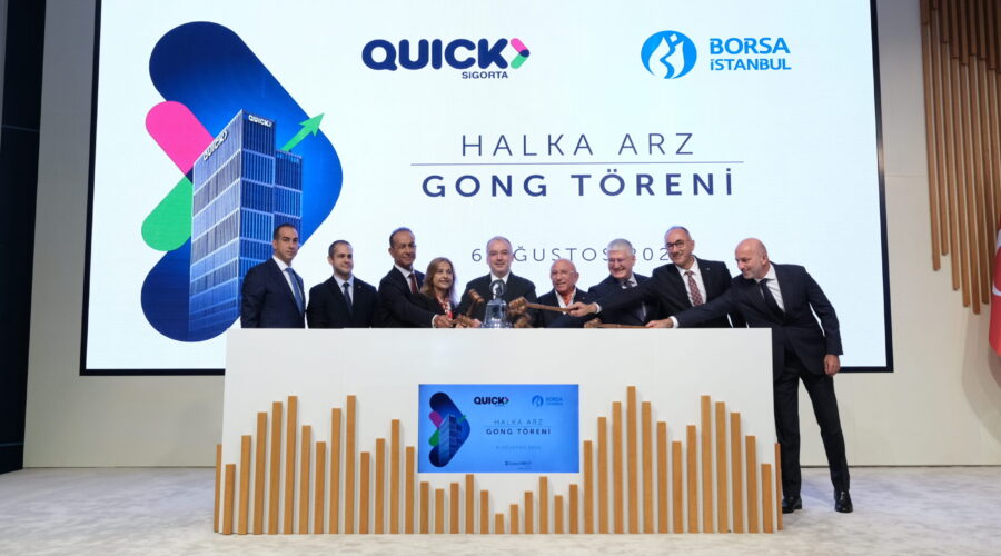 Gong, Quick Sigorta için Çaldı